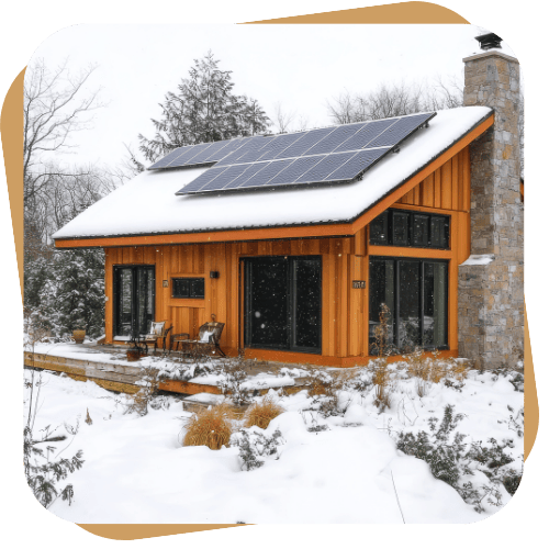 Panneau solaire Maison, Panneau solaire pour maison, sur chalet, pour une maison, pour la maison. Kit Solaire, Autoconsommation, batterie panneau solaire